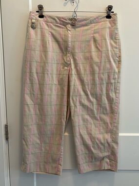 Vintage y2k Tabi Golf plaid capris